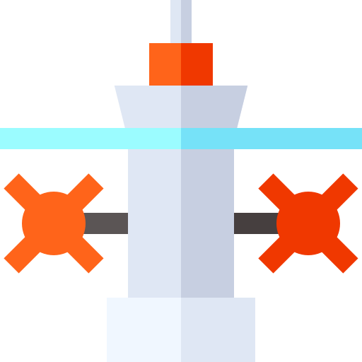 Tidal power Basic Straight Flat icon