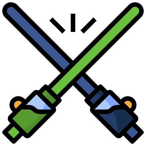 Saber Surang Lineal Color icon