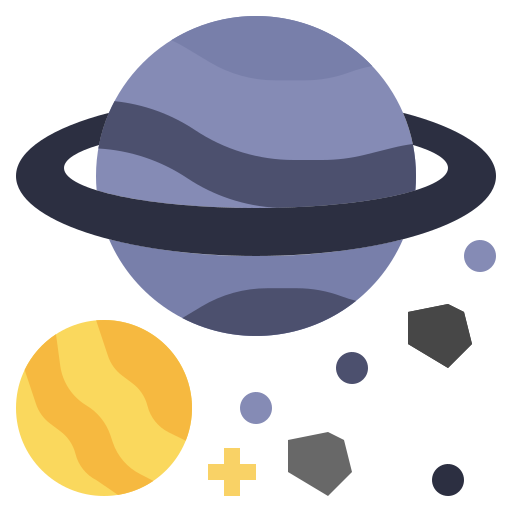 Planet Surang Flat icon