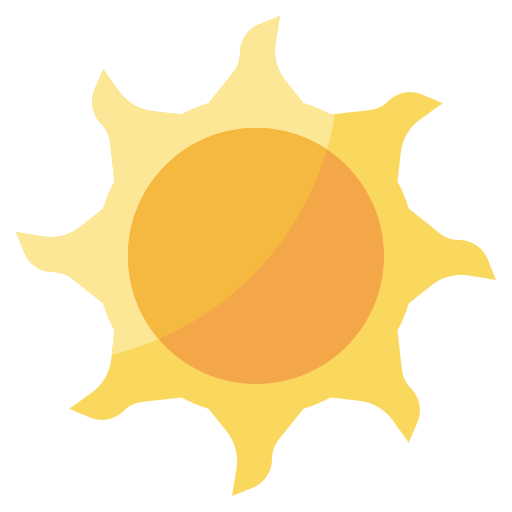 słońce Surang Flat ikona