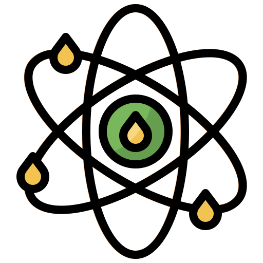 Atoms Surang Lineal Color icon