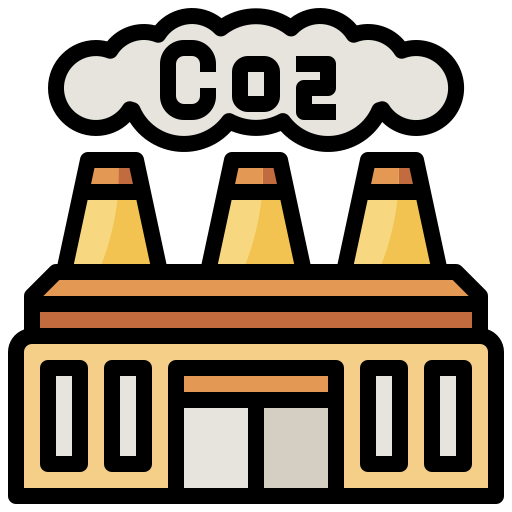 Co2 Surang Lineal Color icon