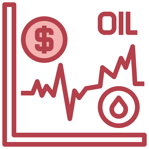 Oil price Surang Red icon