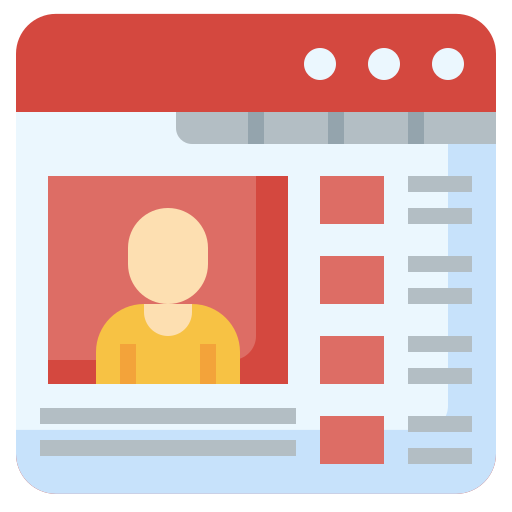 Online video Surang Flat icon