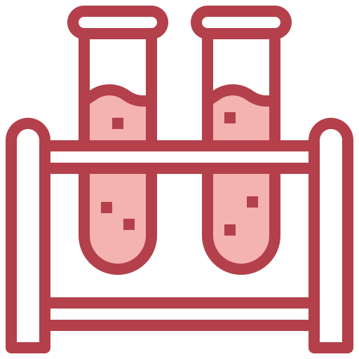 Test tube Surang Red icon