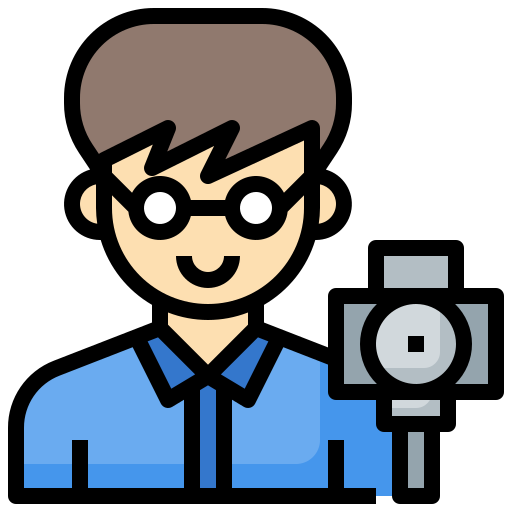 vlogger Surang Lineal Color icon