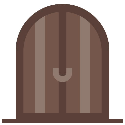 dubbele deur Surang Flat icoon