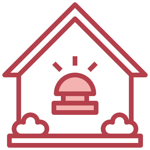 Smart home Surang Red icon