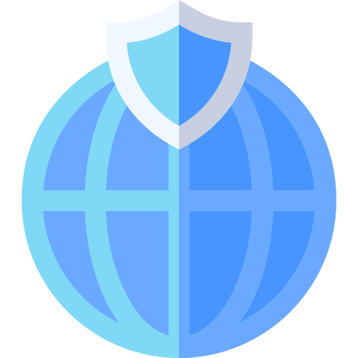 internet sicherheit Basic Straight Flat icon