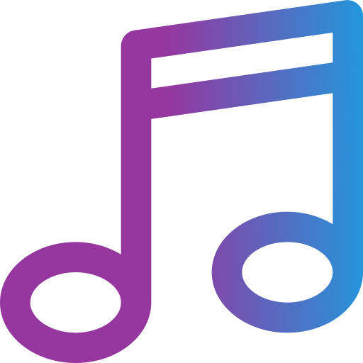 reproductor de música Generic Gradient icono