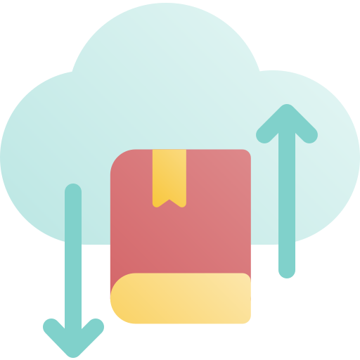 Cloud library Fatima Flat icon