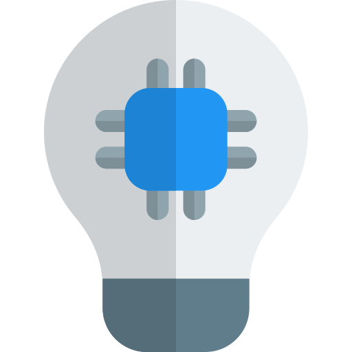 microprocesador Pixel Perfect Flat icono