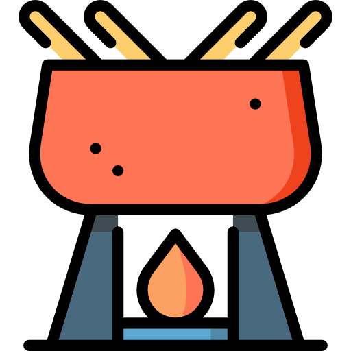 fondue Special Lineal color icono