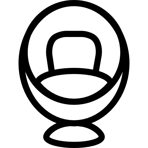 silla Cursor creative Lineal icono