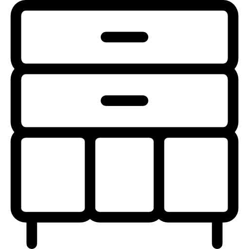 Chest of drawers Cursor creative Lineal icon