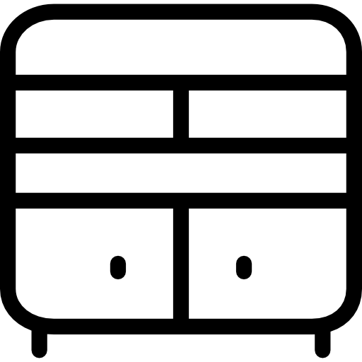 Chest of drawers Cursor creative Lineal icon