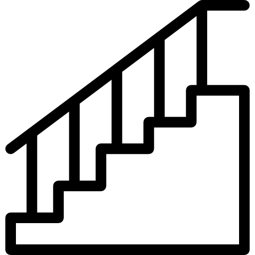 Stairs Cursor creative Lineal icon
