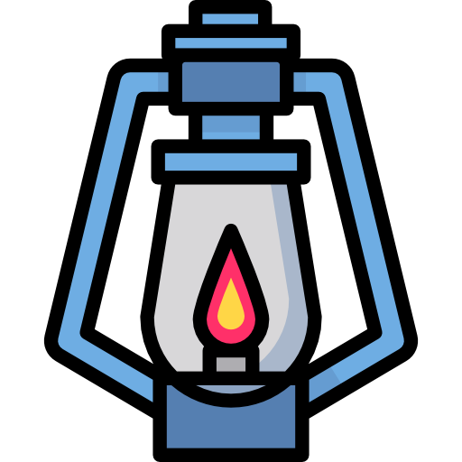 Oil lamp Special Lineal color icon