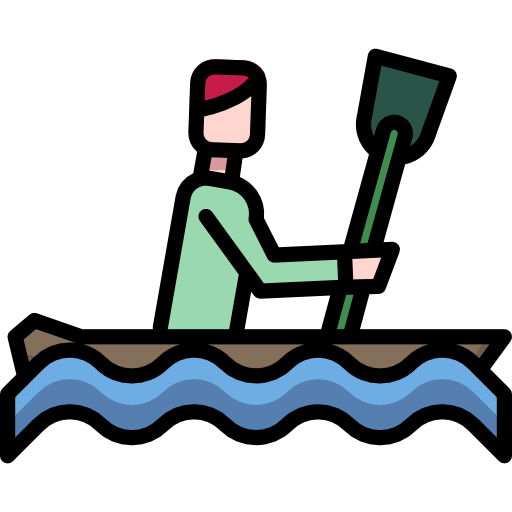 カヌー Special Lineal color icon
