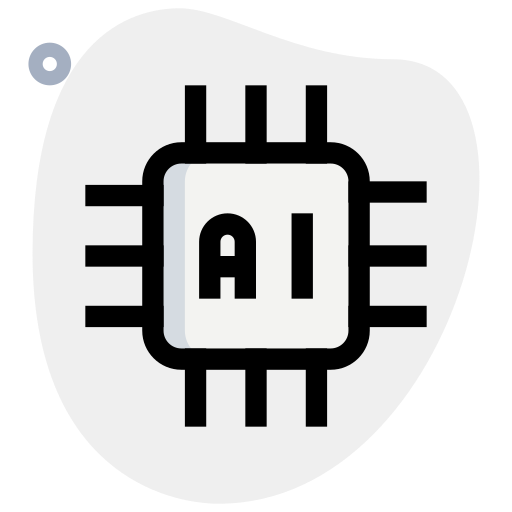 microprocessor Generic Rounded Shapes icoon