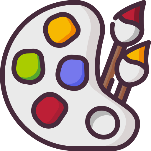 페인트 Generic Outline Color icon