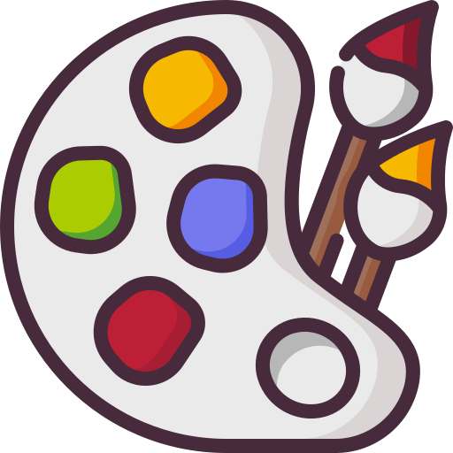 Paint Generic Outline Color icon