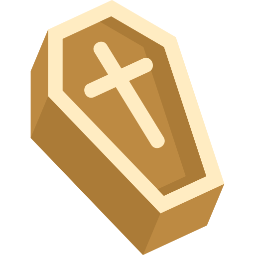 Coffin Special Flat icon