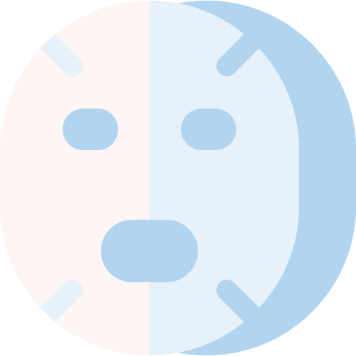 maschera facciale Basic Rounded Flat icona