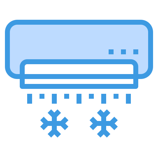 Air conditioner itim2101 Blue icon
