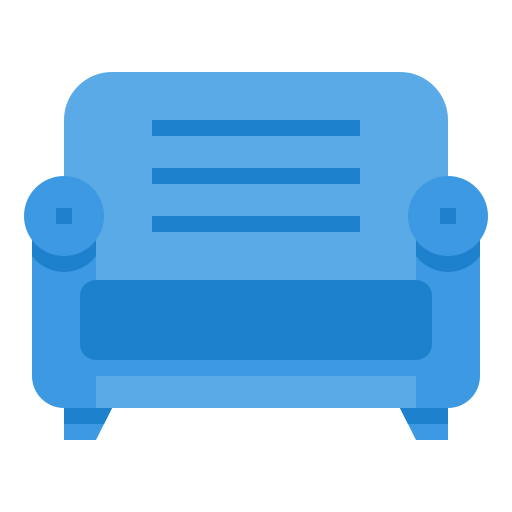 Armchair itim2101 Flat icon