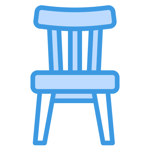 Chair itim2101 Blue icon