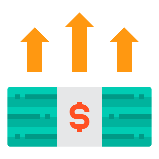 Money stack itim2101 Flat icon