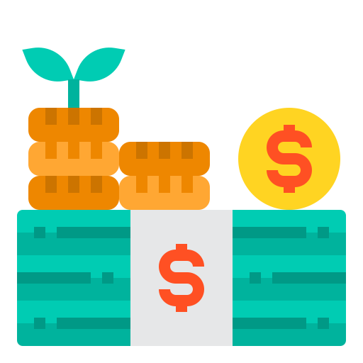 Money stack itim2101 Flat icon