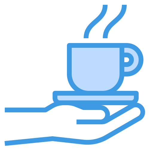 taza de café itim2101 Blue icono