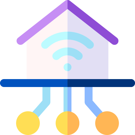 intelligentes zuhause Basic Rounded Flat icon
