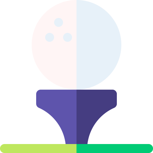 Golf Basic Rounded Flat icon