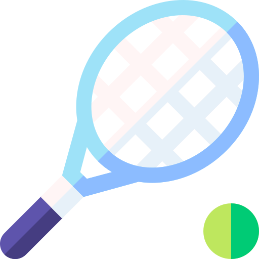 Теннис Basic Rounded Flat иконка