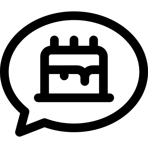 urodziny Basic Rounded Lineal ikona