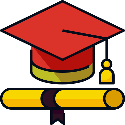 graduación Generic Outline Color icono