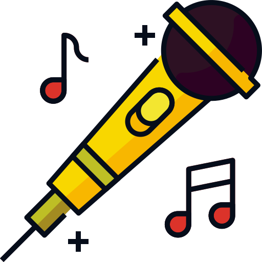 karaoke Generic Outline Color icono