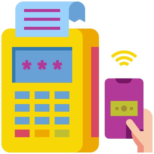 Cashless payment Generic Flat icon