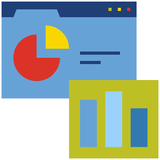 analityka internetowa Generic Flat ikona