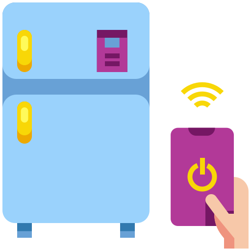 intelligenter kühlschrank Generic Flat icon