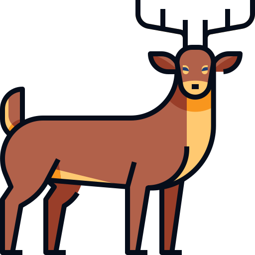Deer Generic Outline Color icon