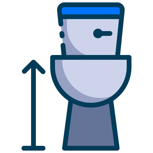 toilet Generic Outline Color icoon