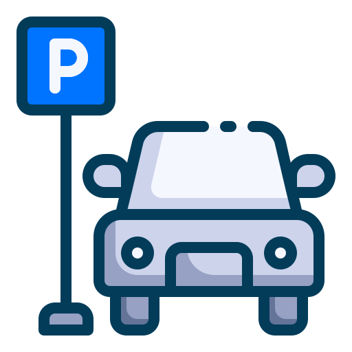 parkeren Generic Outline Color icoon