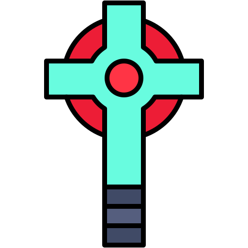 cruz Generic Outline Color Ícone