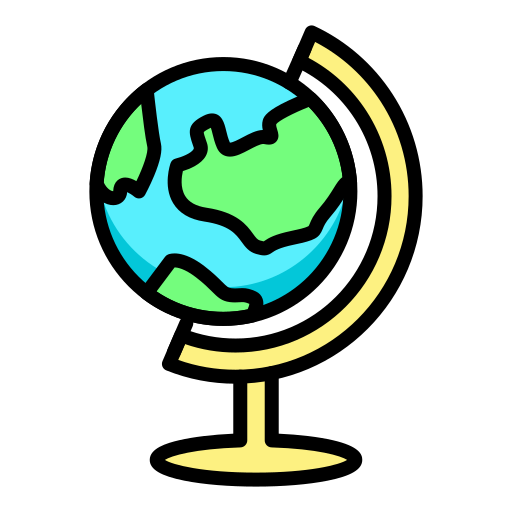 globe Generic Outline Color Icône