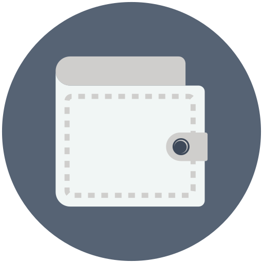 Wallet Vector Stall Flat icon