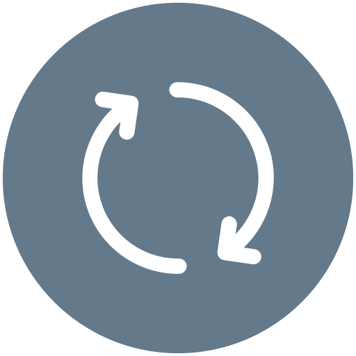 Refresh Vector Stall Flat icon